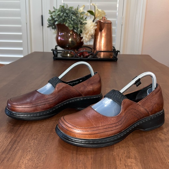 DANSKO ELLE Mary Jane SHOES MADE IN PORTUGAL COGNAC, LADIES EUR 40. 9.5 US. - Picture 1 of 7